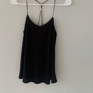 Super cute cross back going out top!